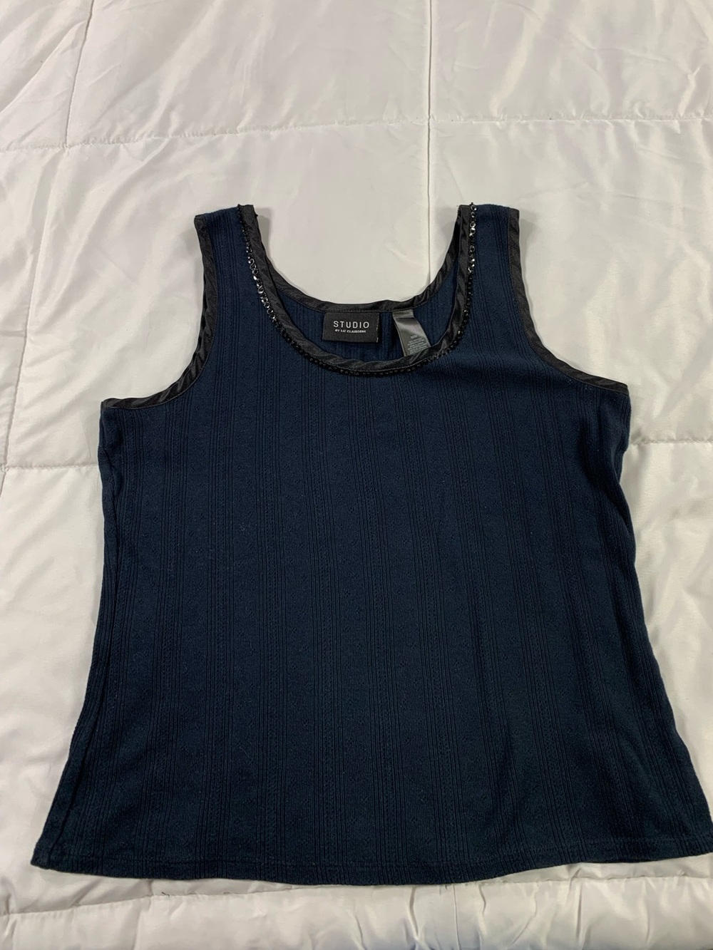 Pre loved STUDIO tank top womens size M